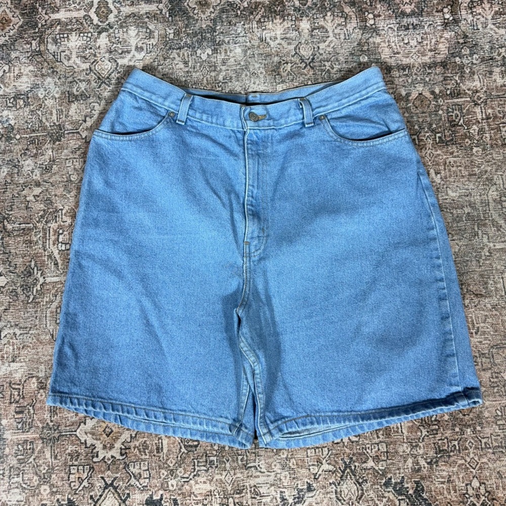 Y2K Womens Bremuda Blue Jorts Size 18